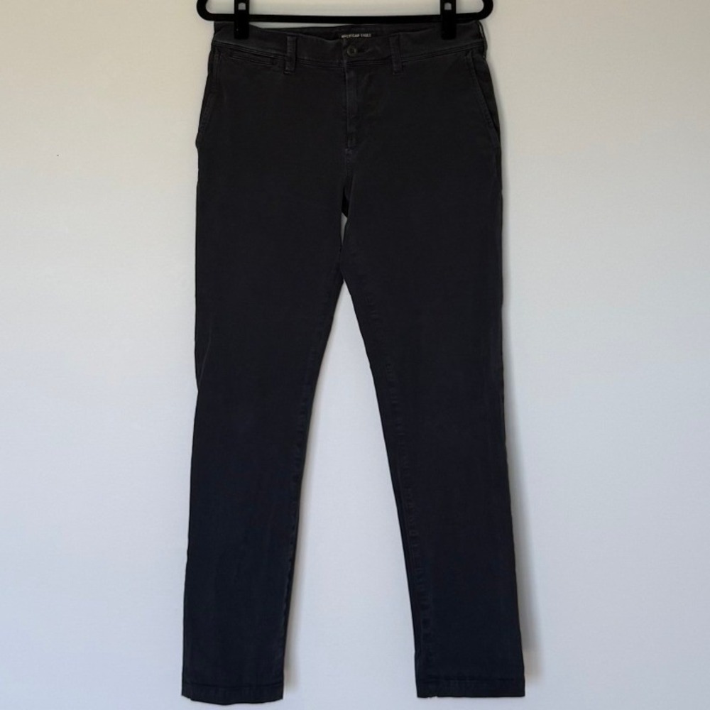 American Eagle 360 Extreme Flex Slim Chino Pants Gray Mens 3531-9666-85